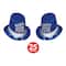 Beistle Silver & Blue New Year Ice Party Favor Kit for 50